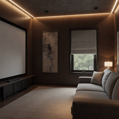 Quincy Total Blackout Cordless Roman Shade