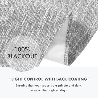 Quincy Total Blackout Cordless Roman Shade