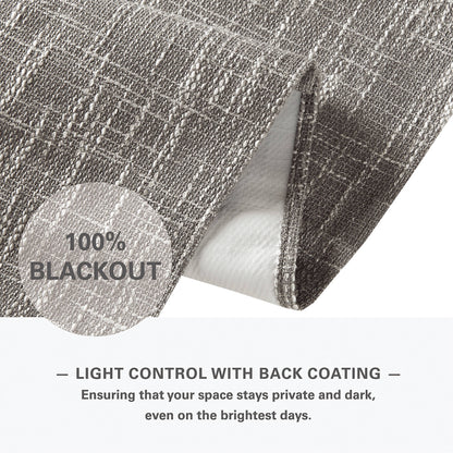 Quincy Total Blackout Cordless Roman Shade