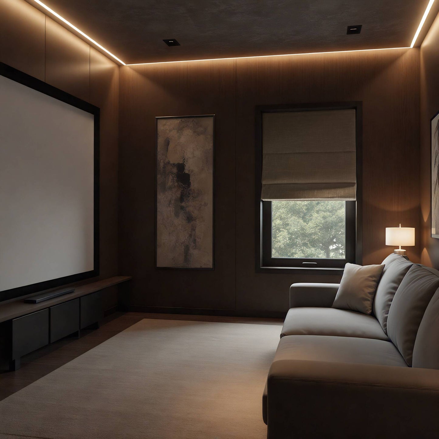 Quincy Total Blackout Cordless Roman Shade