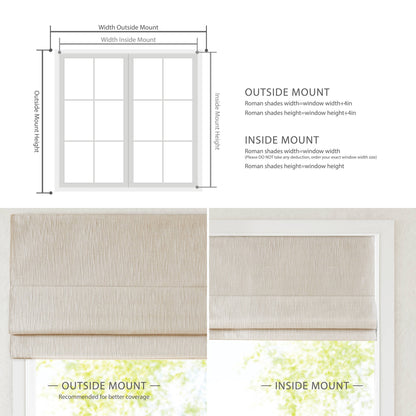 Quincy Total Blackout Cordless Roman Shade