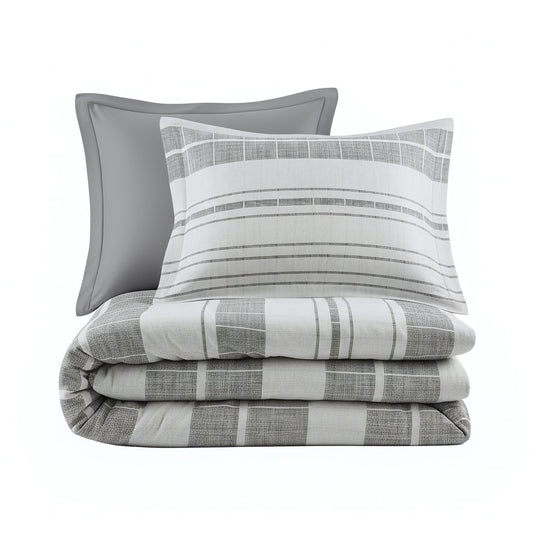 Rhodes 3-Piece Stripe Duvet Cover Set