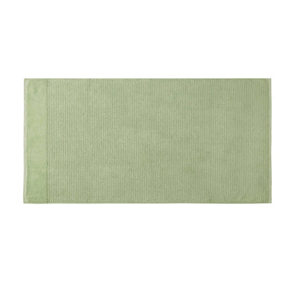 Spa Waffle Cotton Waffle Jacquard Antimicrobial Bath Towel 6-Piece Set