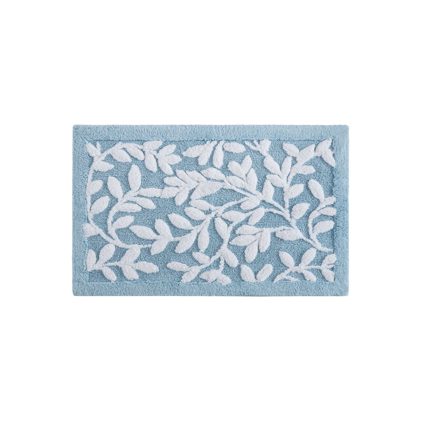 Serene Cotton Floral Tufted Bath Rug