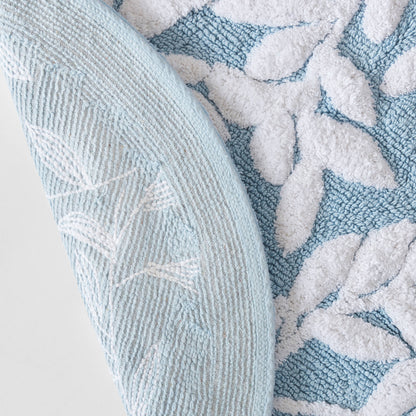 Serene Cotton Floral Tufted Bath Rug