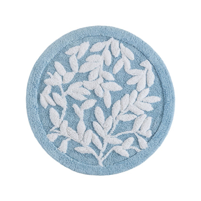 Serene Cotton Floral Tufted Bath Rug
