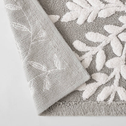 Serene Cotton Floral Tufted Bath Rug