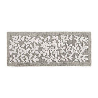 Serene Cotton Floral Tufted Bath Rug