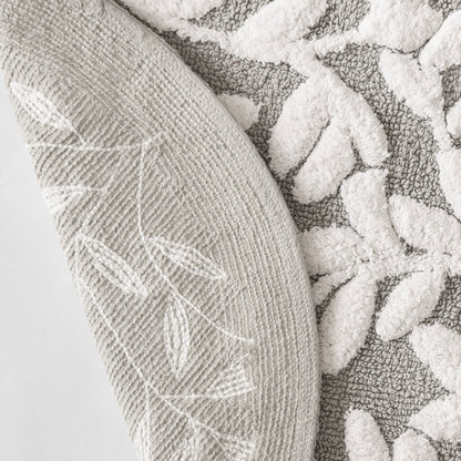 Serene Cotton Floral Tufted Bath Rug