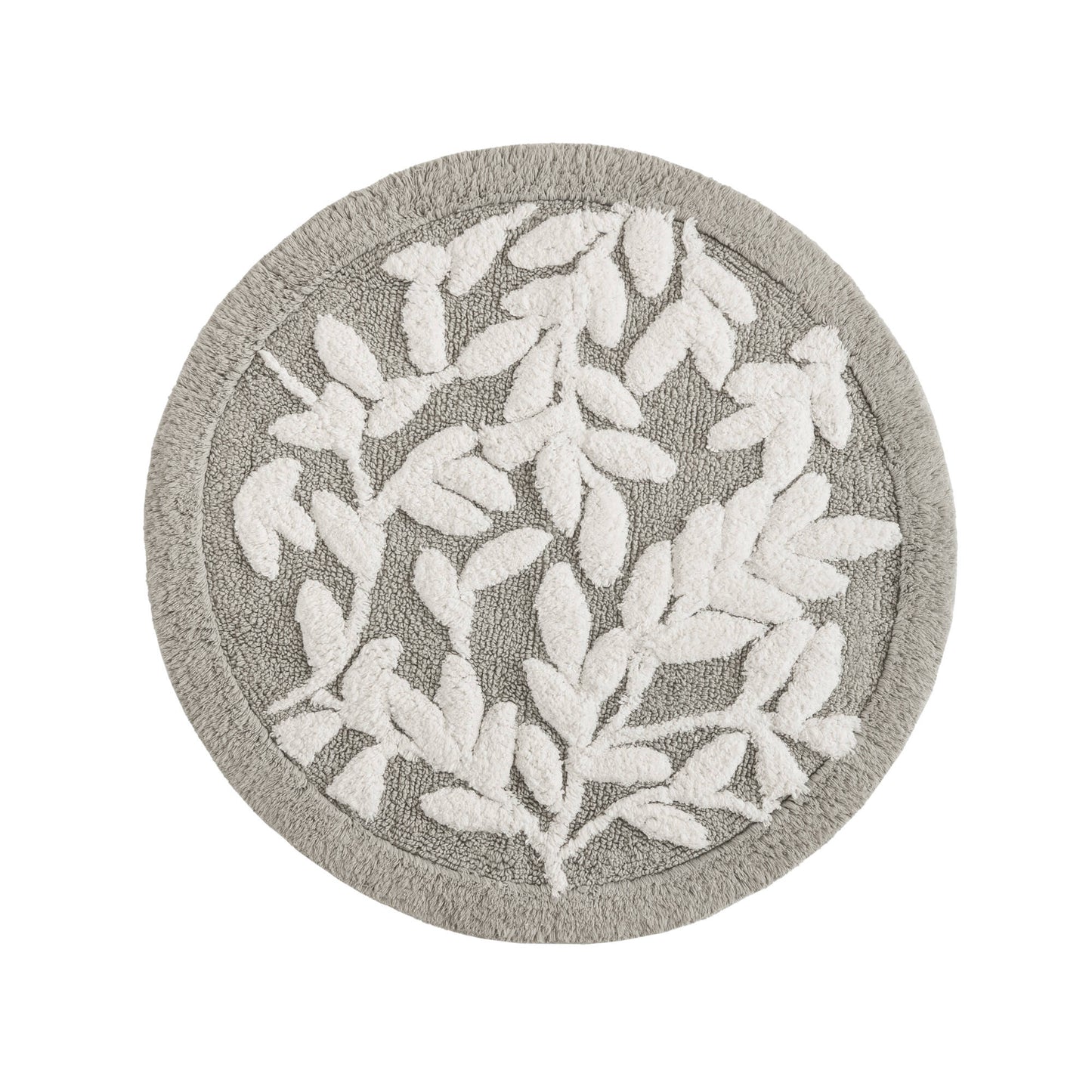 Serene Cotton Floral Tufted Bath Rug