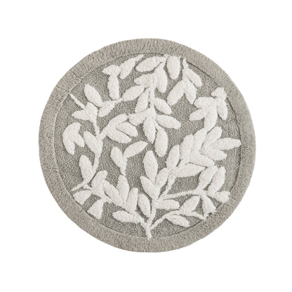 Serene Cotton Floral Tufted Bath Rug