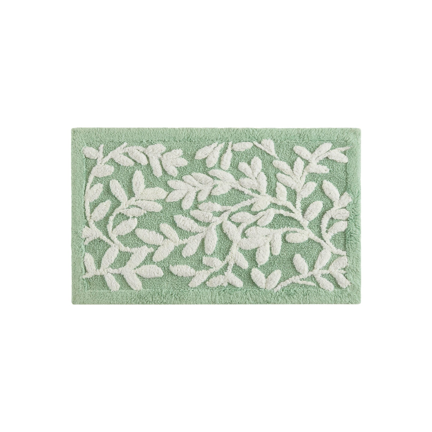 Serene Cotton Floral Tufted Bath Rug