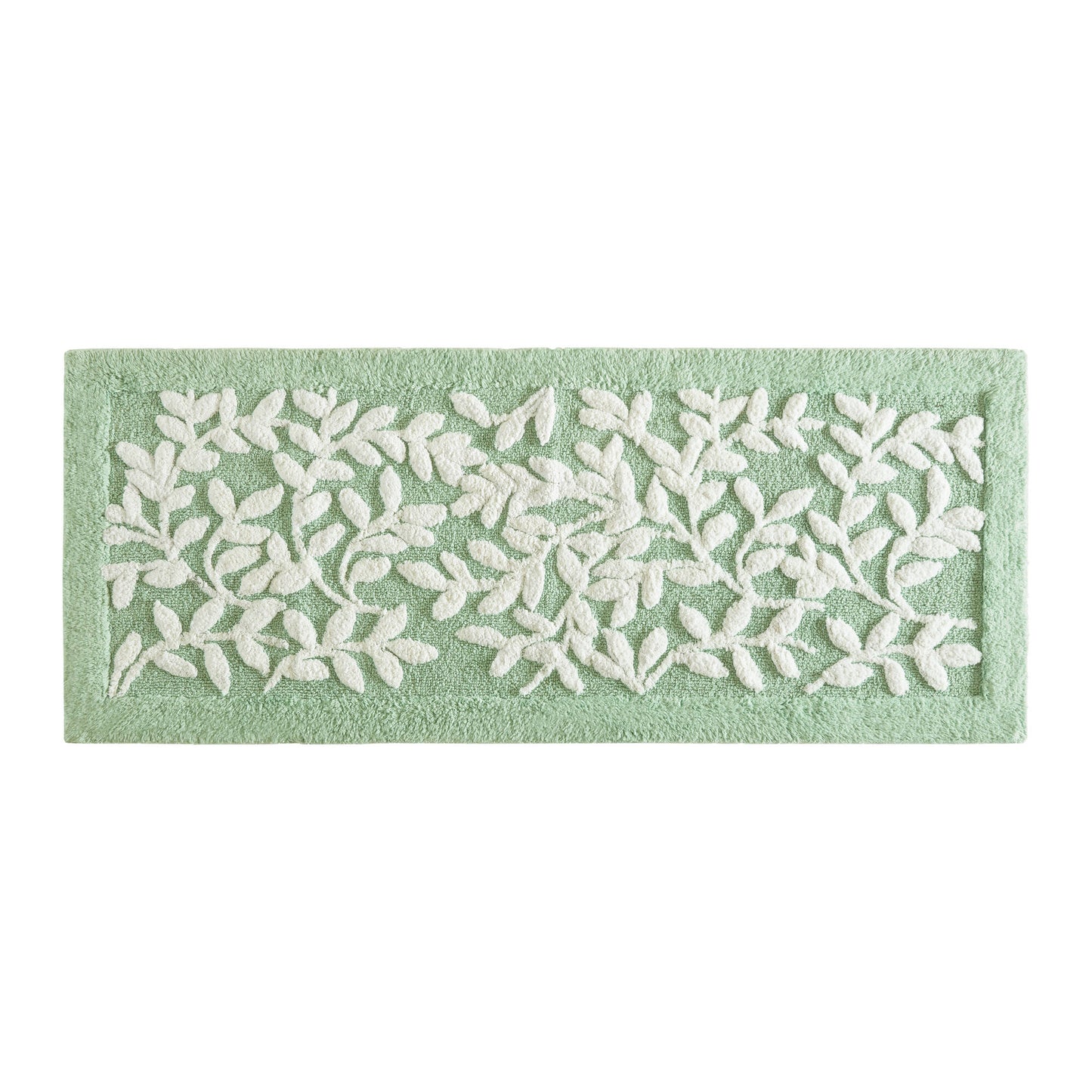 Serene Cotton Floral Tufted Bath Rug