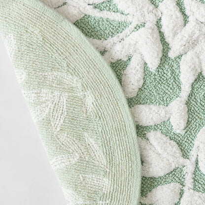 Serene Cotton Floral Tufted Bath Rug