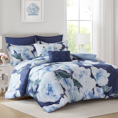 Shanti 7-Piece 100% Cotton Printed Comforter Set