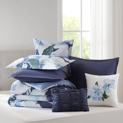 Shanti 7-Piece 100% Cotton Printed Comforter Set