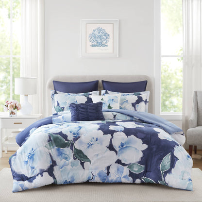 Shanti 7-Piece 100% Cotton Printed Comforter Set