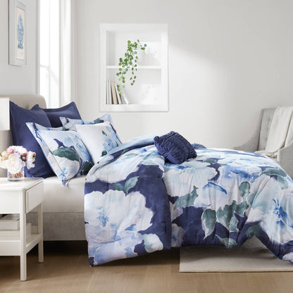 Shanti 7-Piece 100% Cotton Printed Comforter Set
