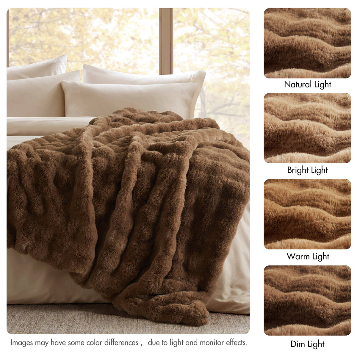 Vivienne Luxury Faux Fur Throw