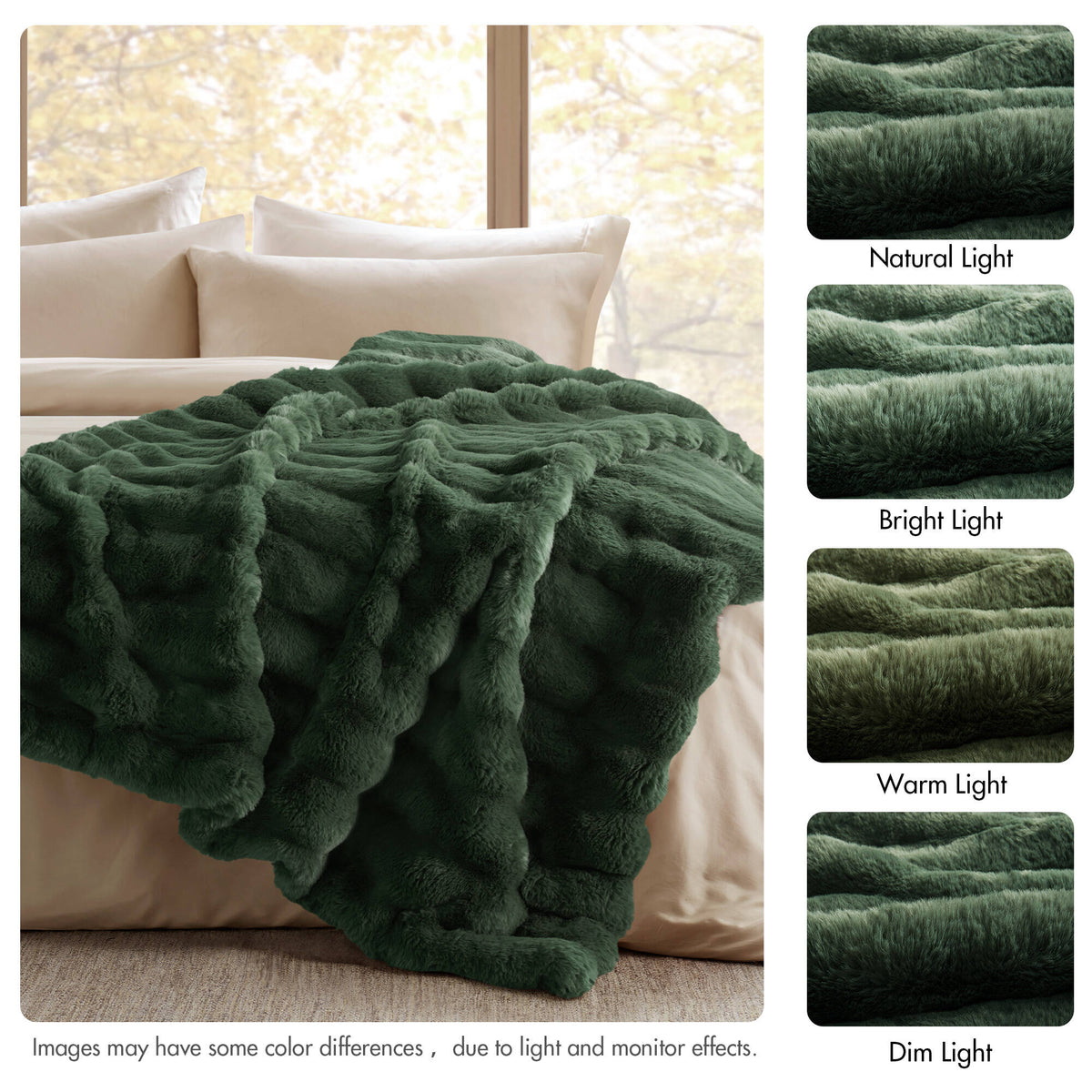 Vivienne Luxury Faux Fur Throw