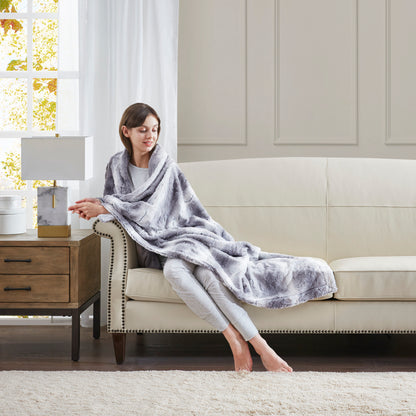 Zuri Faux Fur Throw