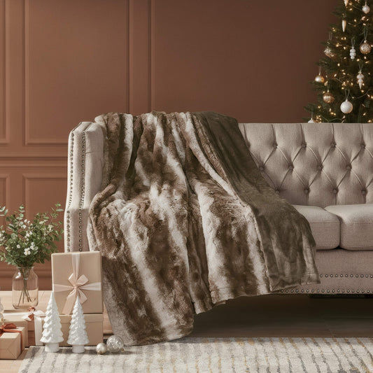 Zuri Faux Fur Throw