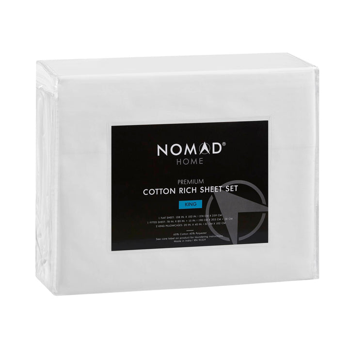 Hotel Collection Cotton Rich Antimicrobial 4-Piece Sheet Set