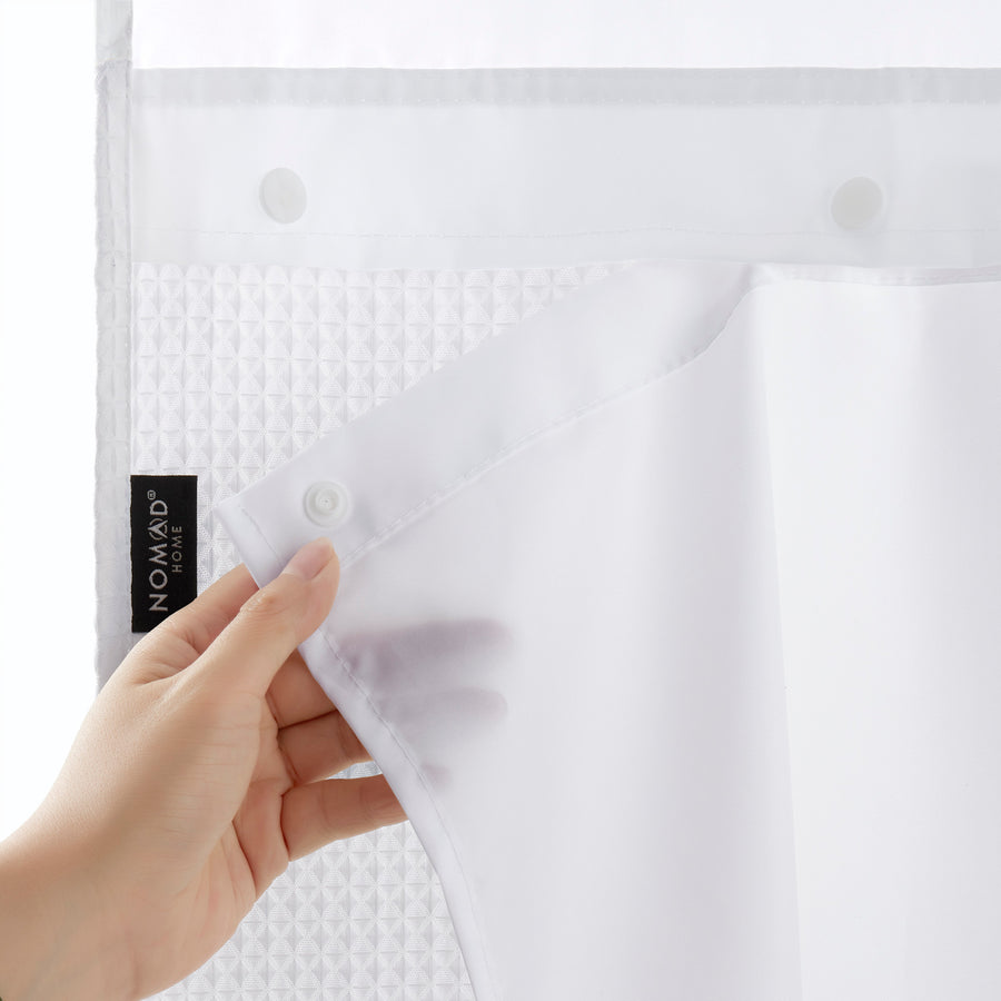 Hotel Collection Polyester Luxury Shower Curtain
