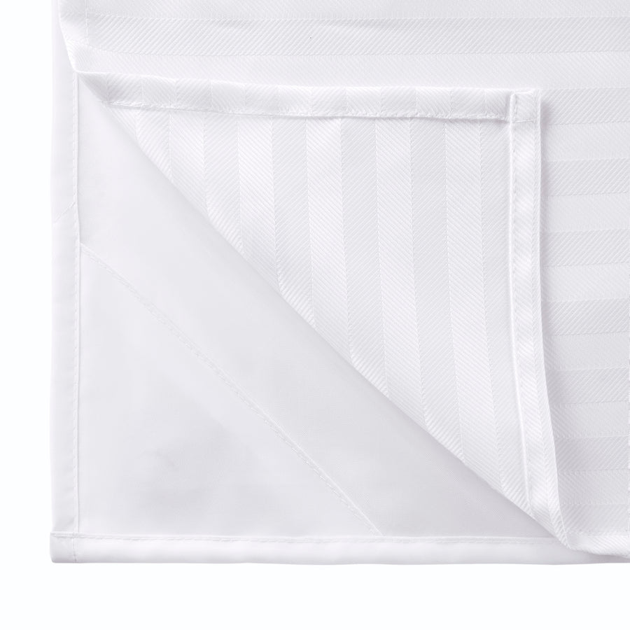 Hotel Collection Polyester Premium Shower Curtain - Jacquard Stripe