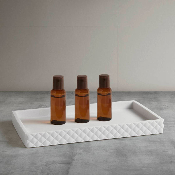 Hotel Collection Resin Bath Accessories Antimicrobial 4-Piece Set