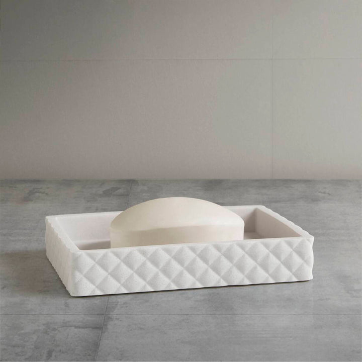 Hotel Collection Resin Bath Accessories Antimicrobial 4-Piece Set