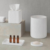 Hotel Collection Diatom Bath Accessories Antimicrobial 4-Piece Set - Soft Snow