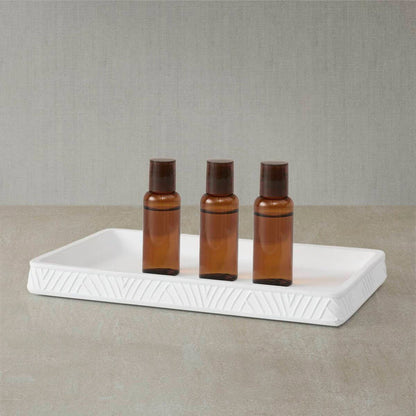 Hotel Collection Diatom Bath Accessories Antimicrobial 4-Piece Set - Soft Snow
