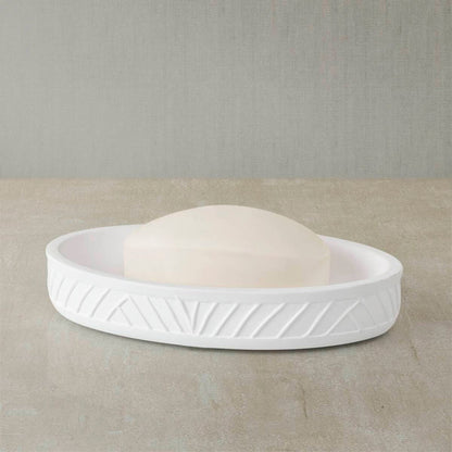 Hotel Collection Diatom Bath Accessories Antimicrobial 4-Piece Set - Soft Snow