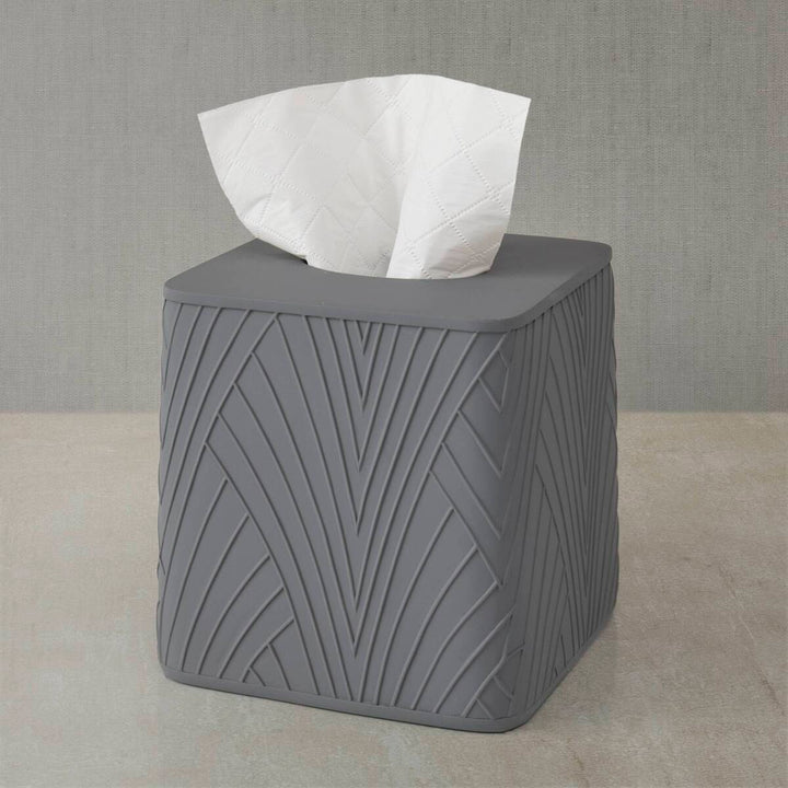 Hotel Collection Diatom Bath Accessories Antimicrobial 4-Piece Set - Pebble Grey