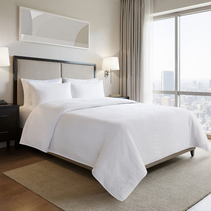 Hotel Collection Polyester Essential Lark Antimicrobial Coverlet