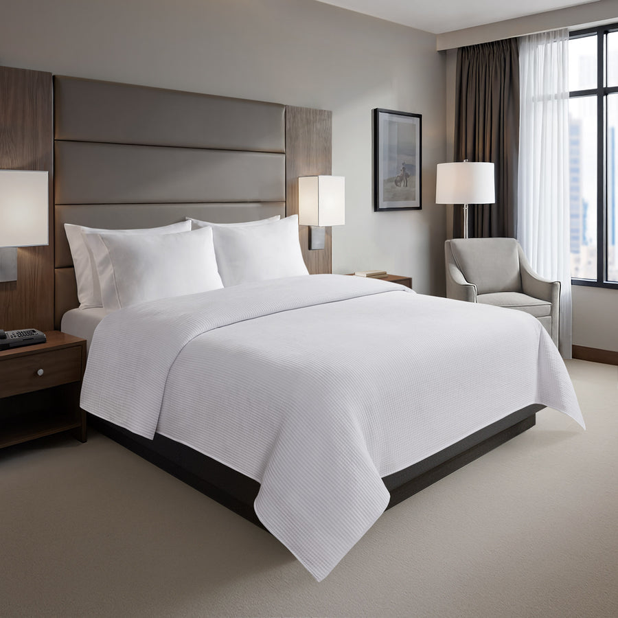 Hotel Collection Polyester Luxury Antimicrobial Coverlet