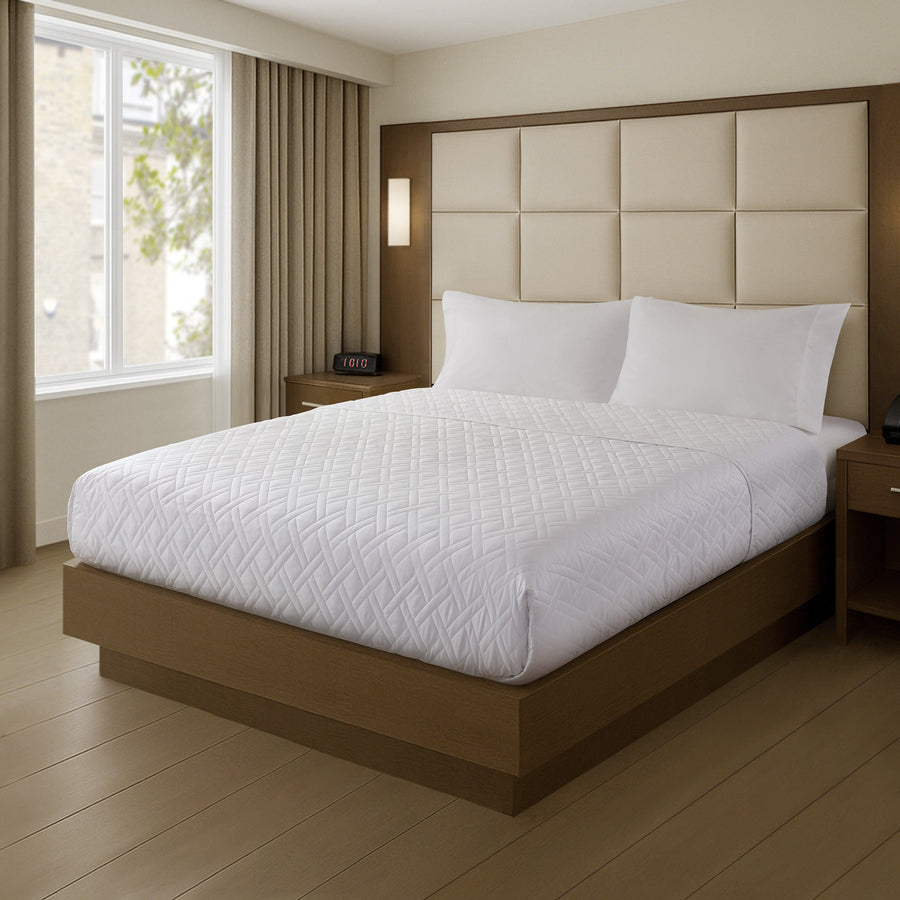 Hotel Collection Polyester Premium Antimicrobial Coverlet