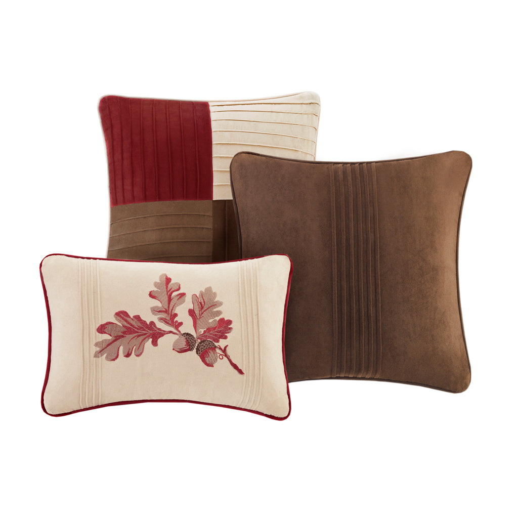 Jackson Blocks 7 Piece Microsuede Comforter Set