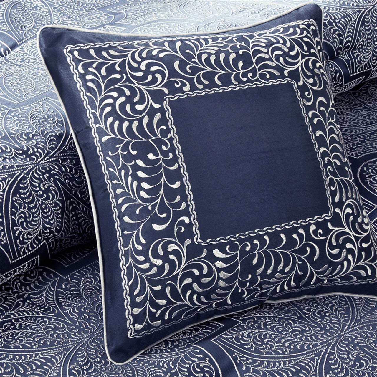 Medina 8 Piece Jacquard Comforter Set