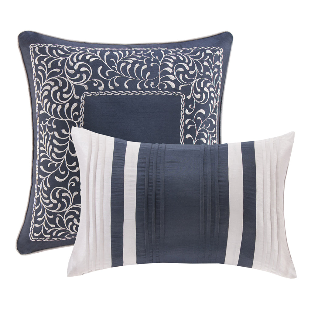 Medina 8 Piece Jacquard Comforter Set