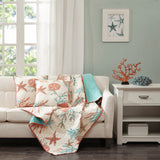 Pebble Beach Oversized Cotton Quilted Throw