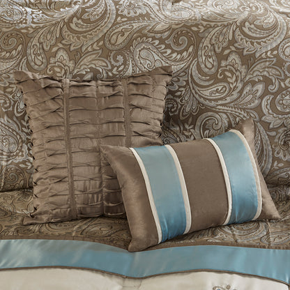 Caroline Jacquard 7 Piece Comforter Set