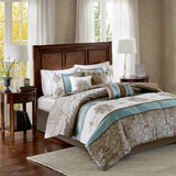 Caroline Jacquard 7-Piece Comforter Set