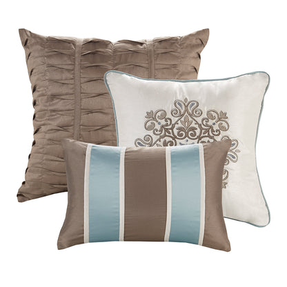 Caroline Jacquard 7 Piece Comforter Set