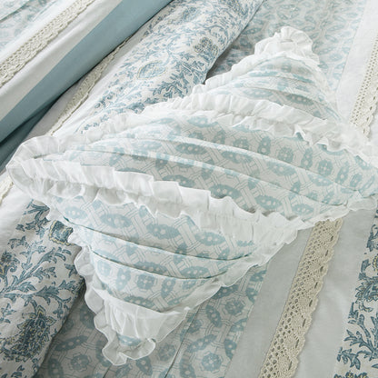 Dawn 9 Piece Cotton Percale Duvet Cover Set