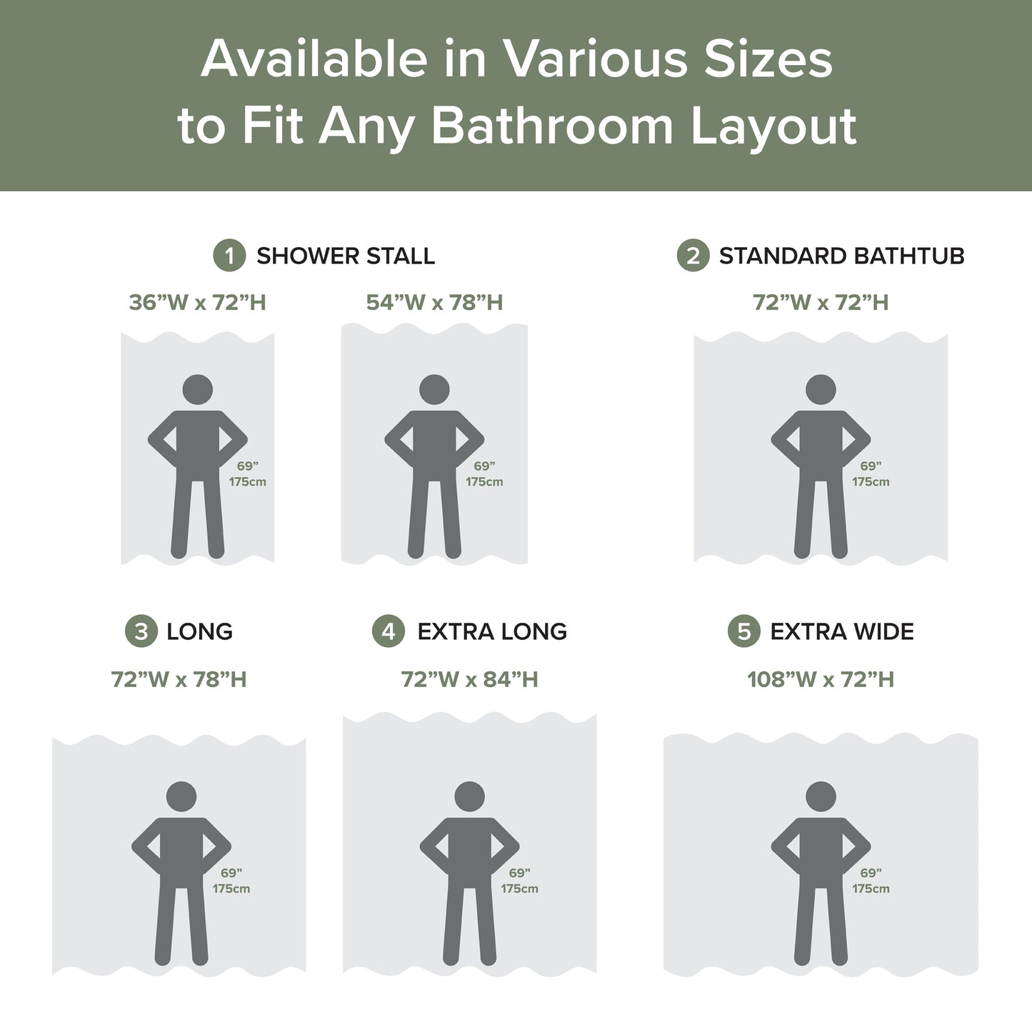 Spa Waffle Shower Curtain with 3M Treatment