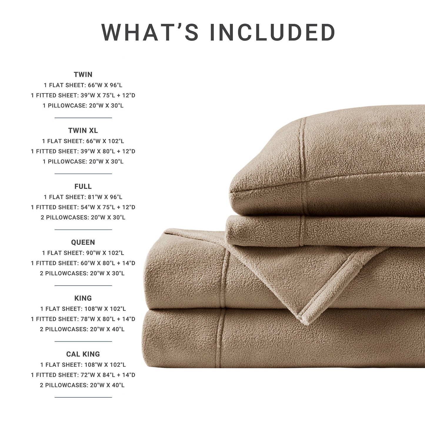 Micro Fleece Sheet Set