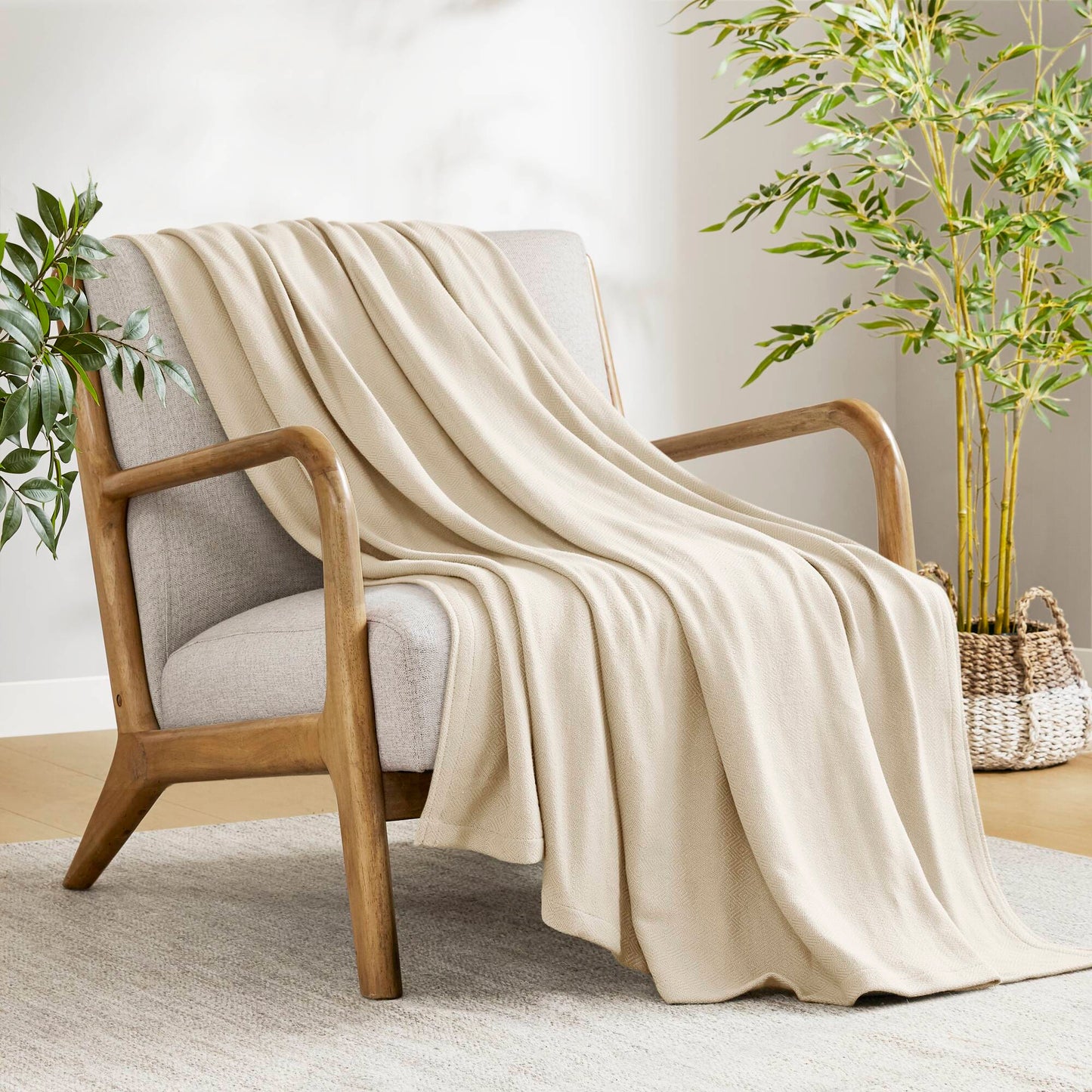 Bamboo Cooling Cotton Rayon from Bamboo Cotton Blanket