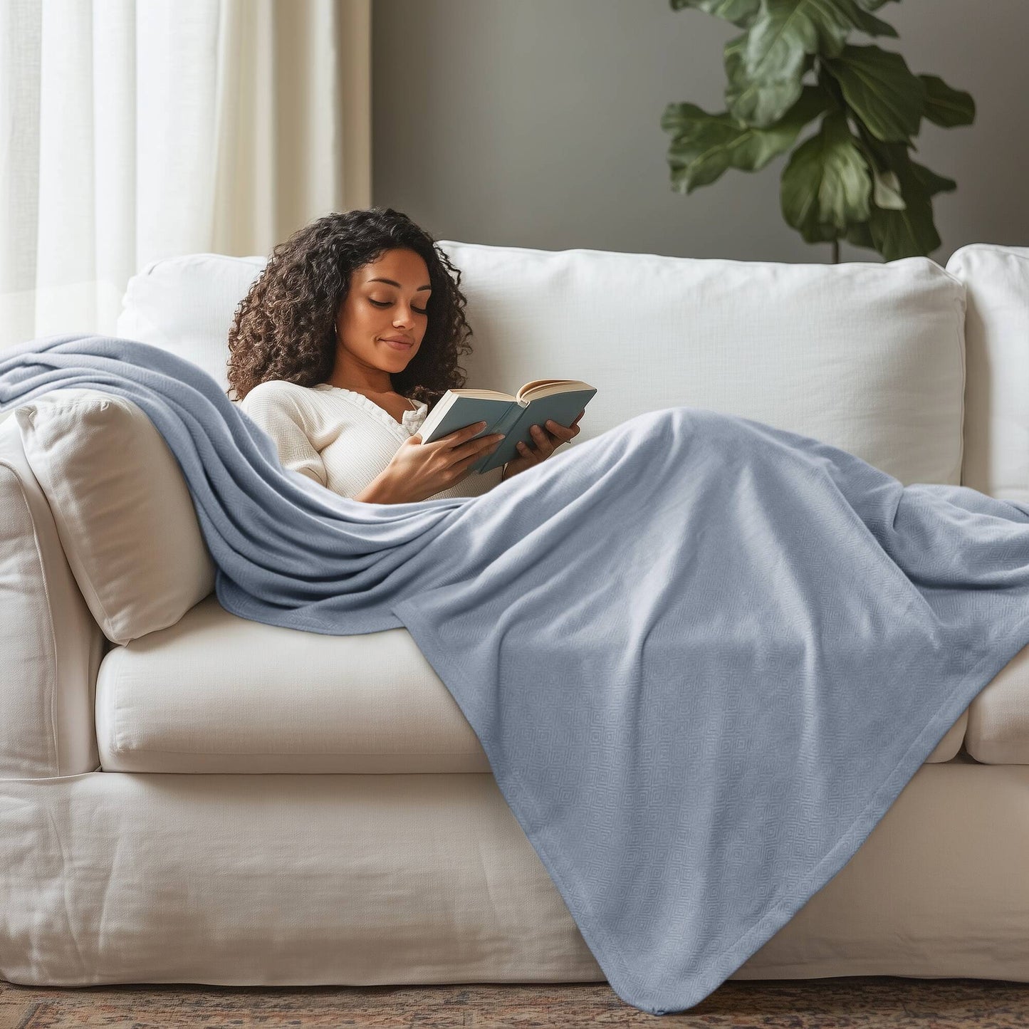 Bamboo Cooling Cotton Rayon from Bamboo Cotton Blanket